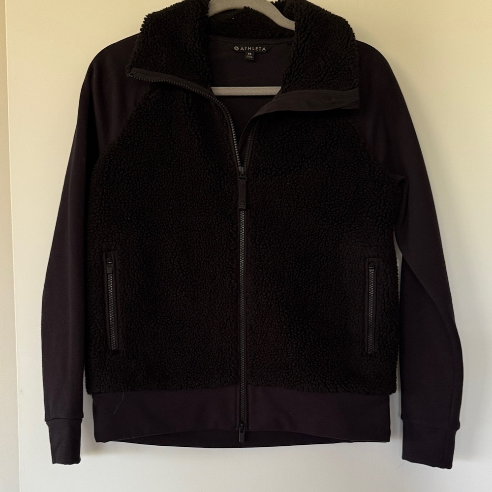 Athleta Range Sherpa Crop Jacket XS - Picture 11 of 16